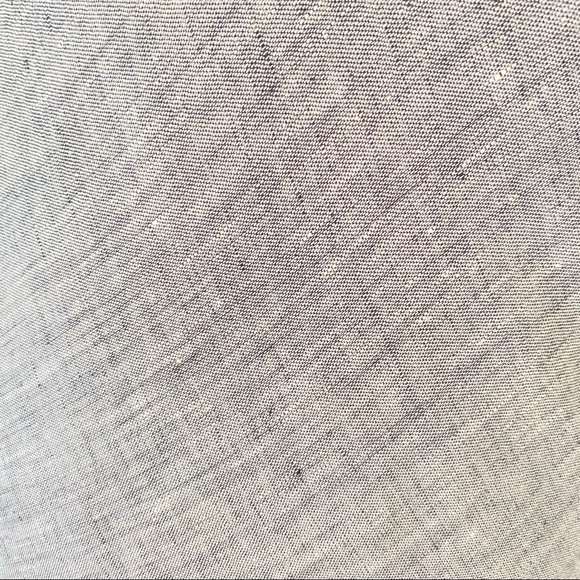 LAURA ASHLEY Pure Linen Grey Silver Shift Classic Midi Dress New w Tags Size 14 - Picture 3 of 11